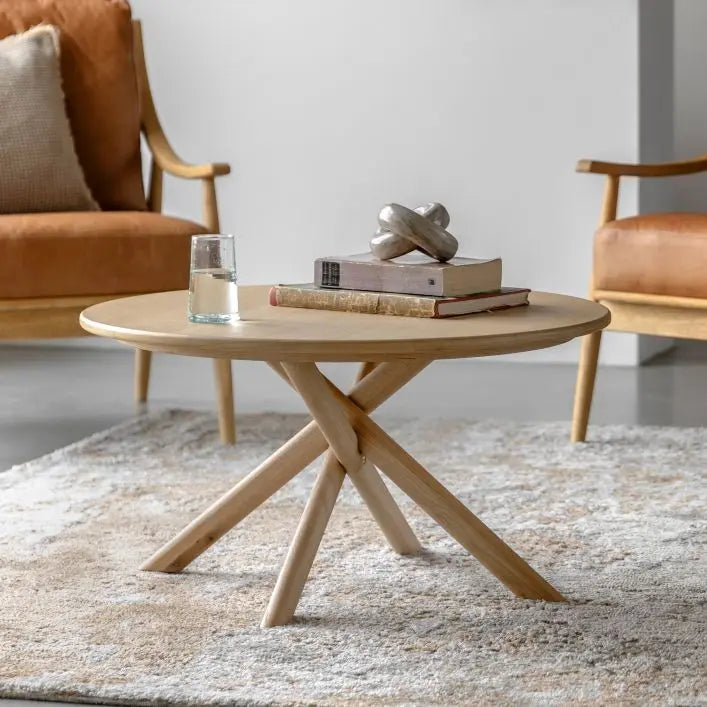 Korsa Coffee Table 770x770x410mm - WowCornwall