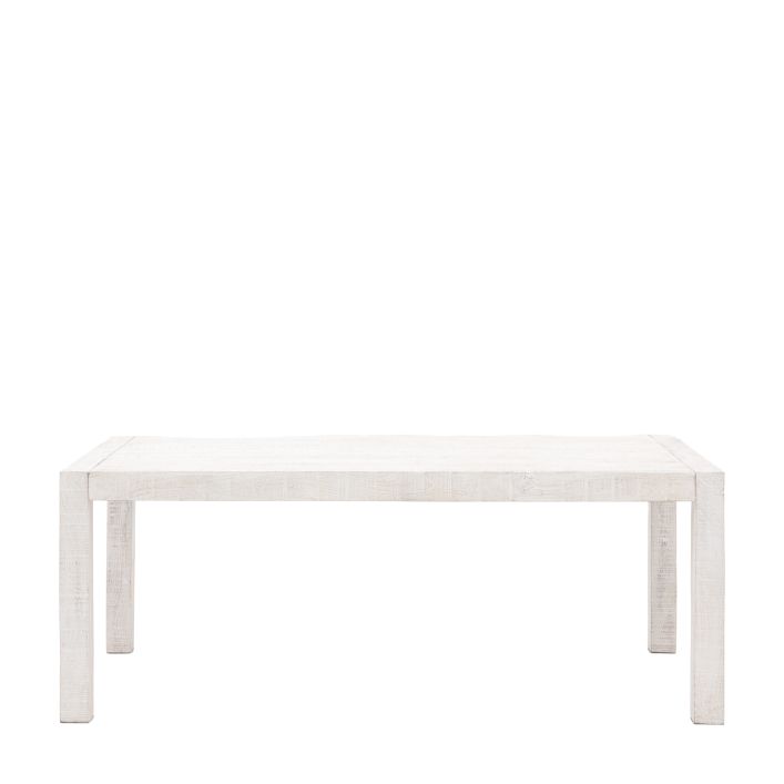 Iowa Dining Table Natural or Whitewash 2000x1000x750mm - WowCornwall