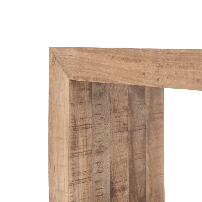 Iowa Dining Bench Natural or Whitewash 1600x360x450mm - WowCornwall