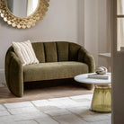 Atella 2 Seater Sofa Moss Green - WowCornwall