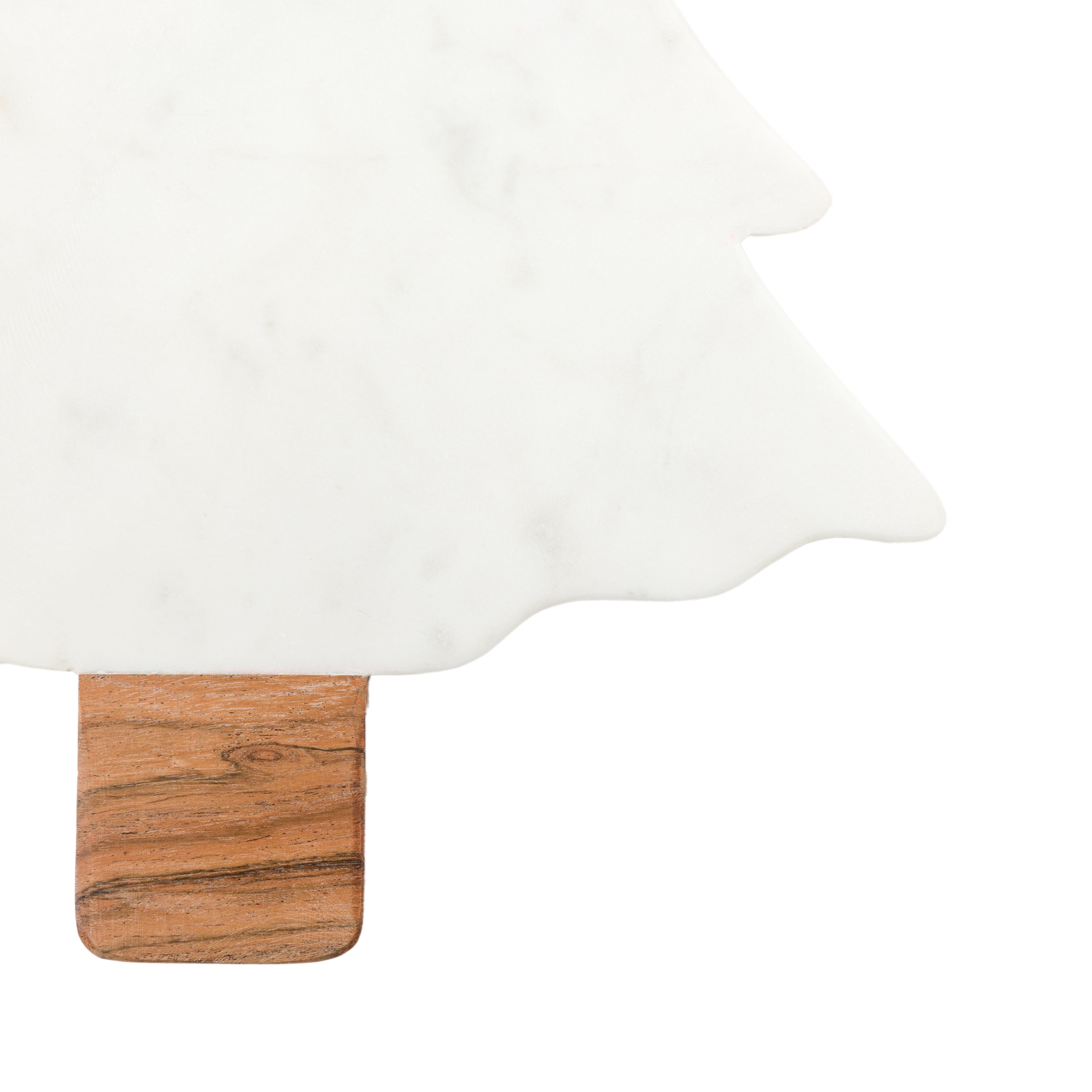 Christmas Tree Serving Platter in Marble - WowCornwall