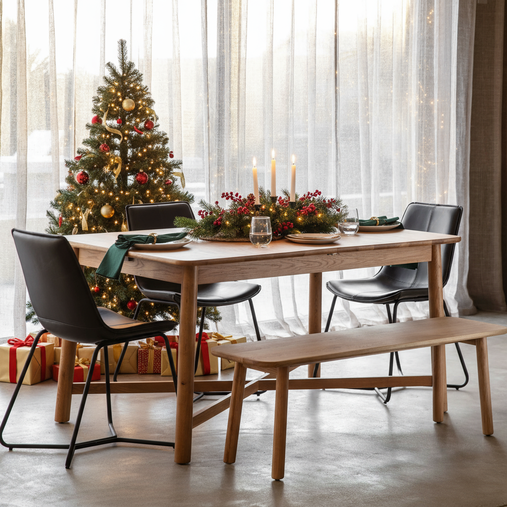 Lundy Extending Dining Table 1500/2000x950x750mm