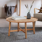 Lundy Round Coffee Table 900x900x400mm