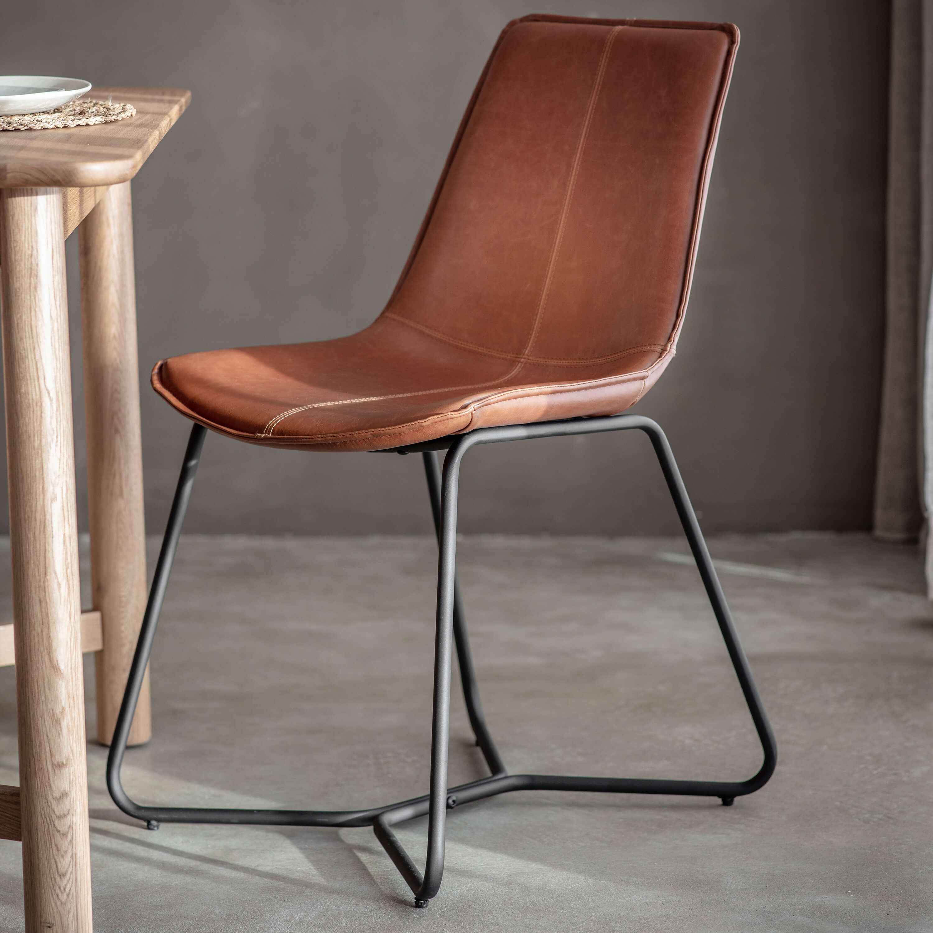 Hawking Chair Brown (2pk) 490x580x860mm