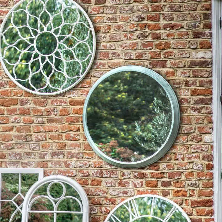 Stuppington Outdoor Mirror Mint 850mm - WowCornwall