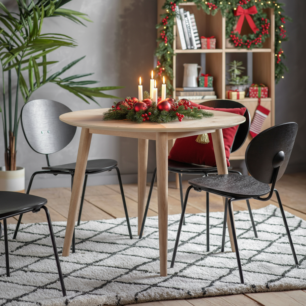 Ives Round Dining Table 1000x1000x760mm