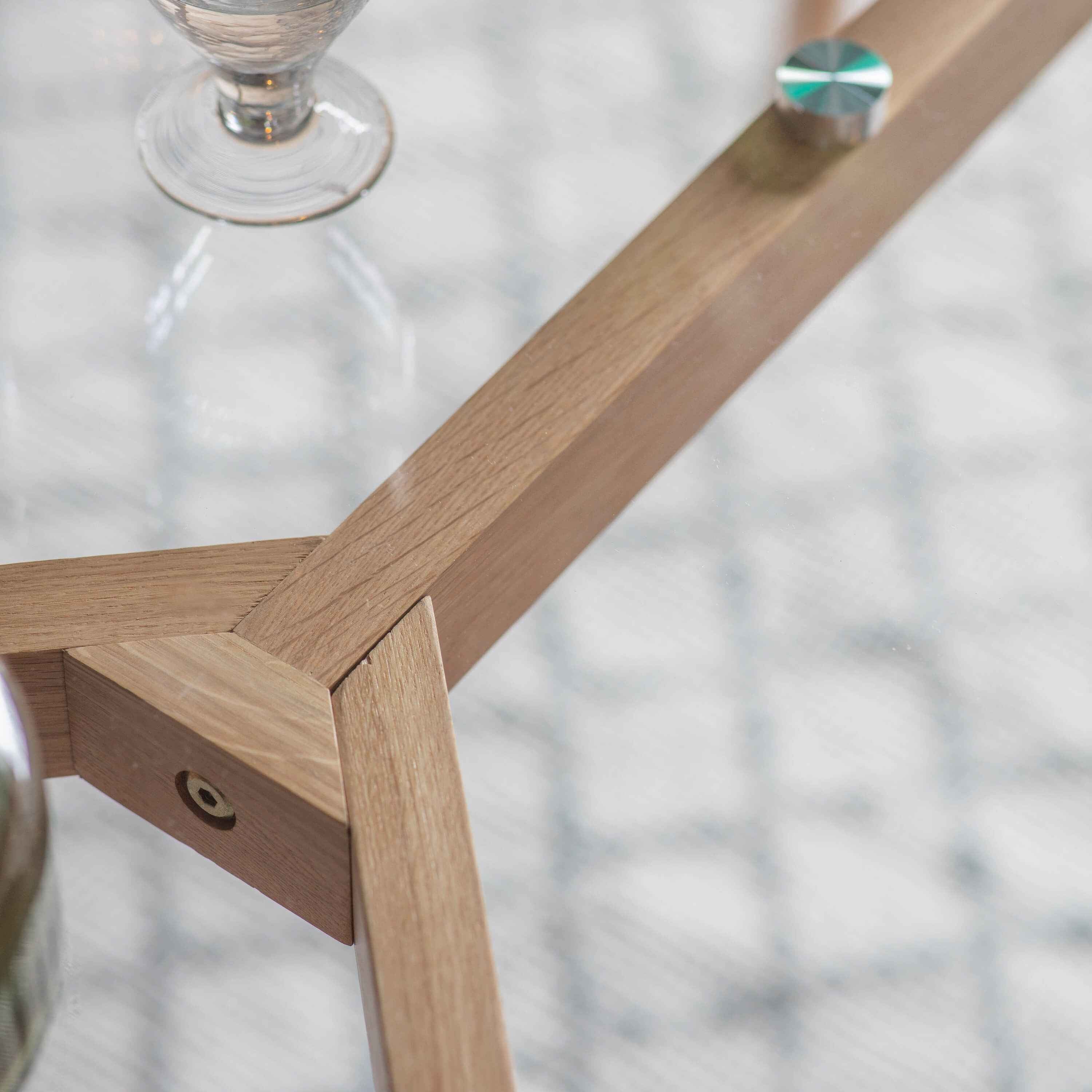 Blair Rectangle Dining Table Oak 1200x800x750mm