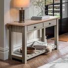 Newlyn 2 Drawer Console Prairie 1400x380x800mm