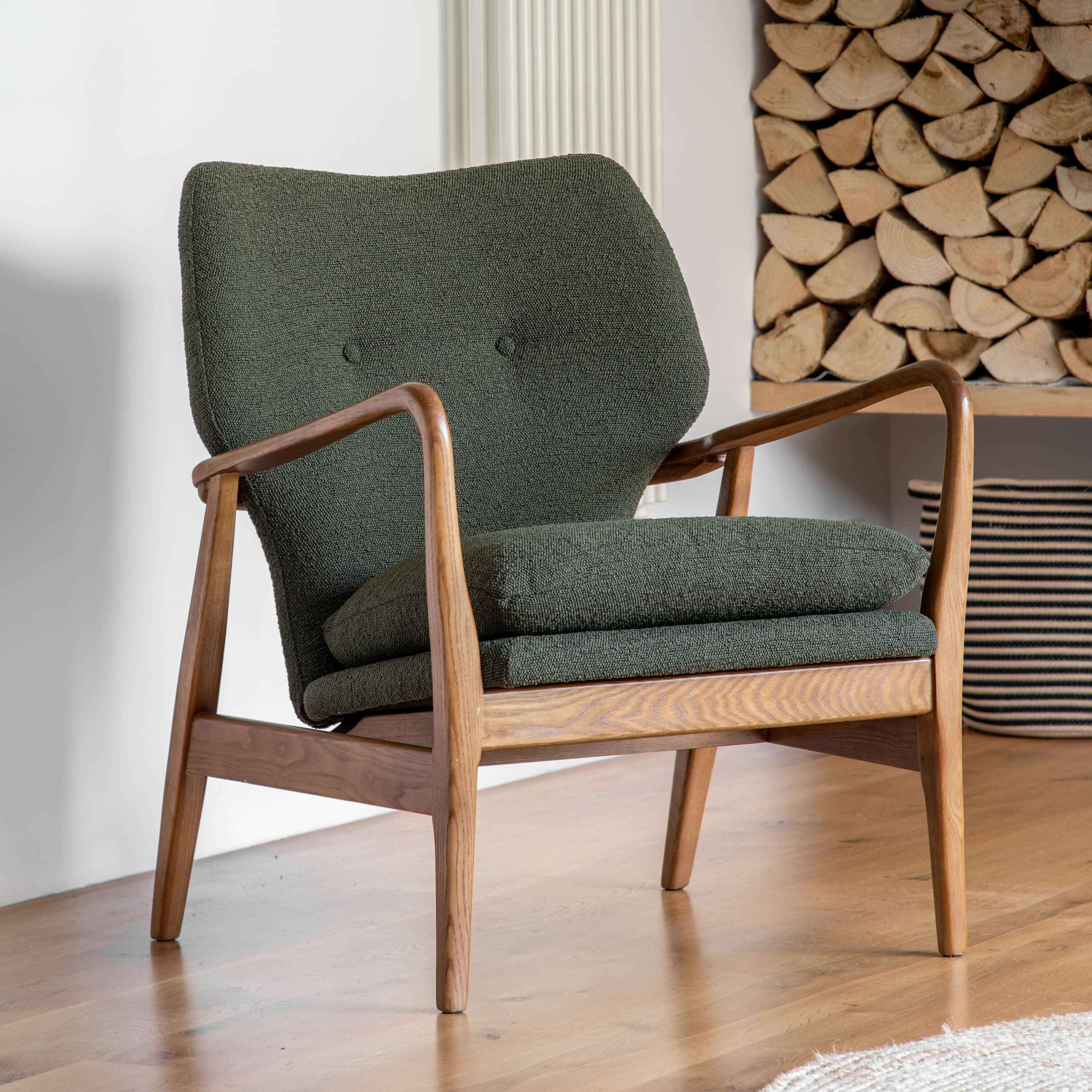 Rowan Armchair Green