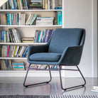 Funton Chair Midnight 635x885x835mm - WowCornwall