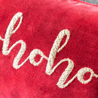 HoHoHo Chenille Embroidered Cushion - WowCornwall