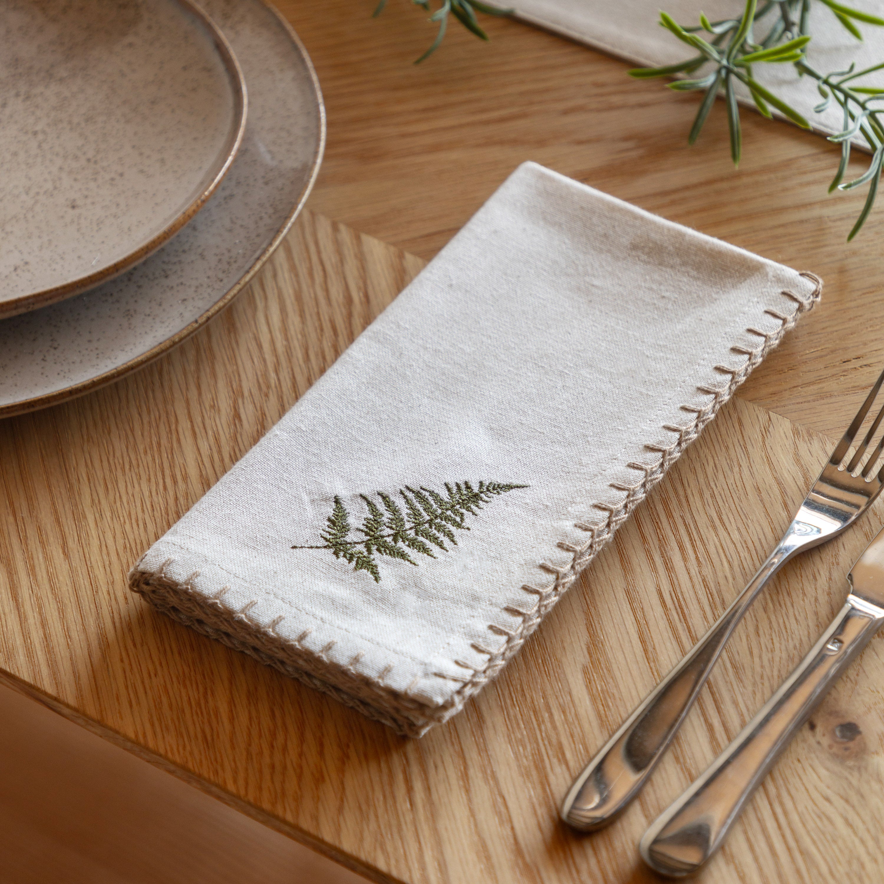 Autumn woodland napkin - 4 pack - WowCornwall
