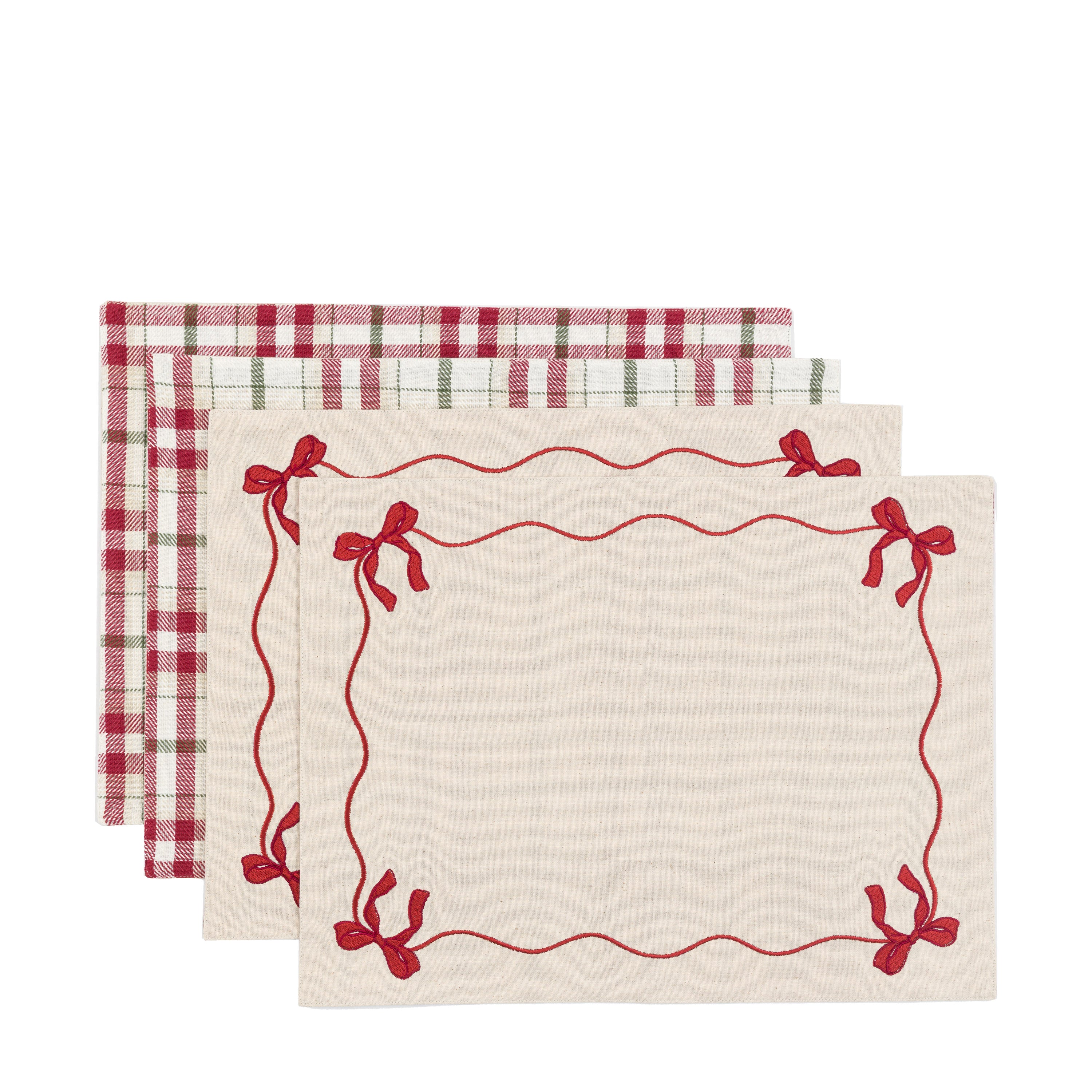 Heritage Christmas Placemat - Set of 4 - WowCornwall