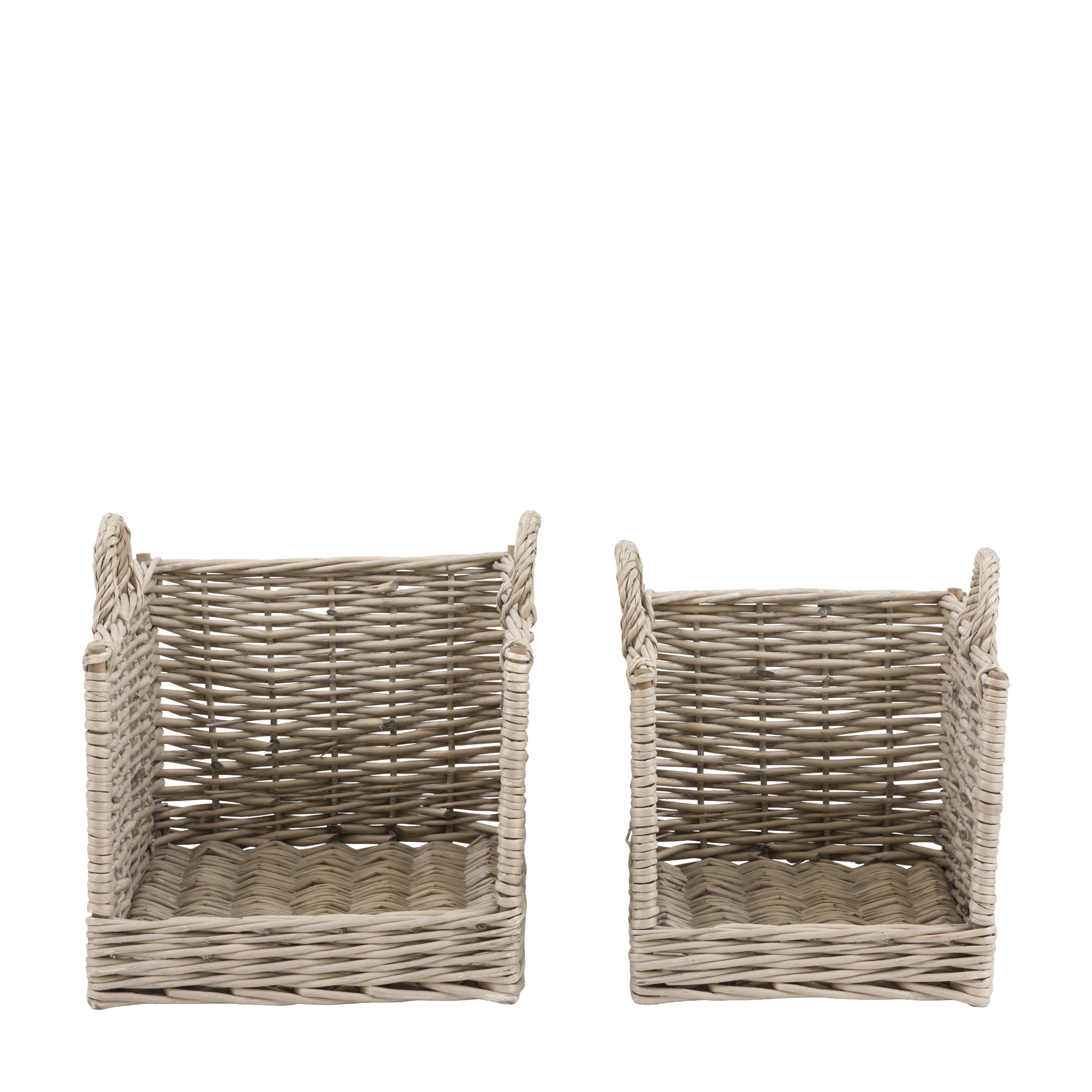 Corte Log Baskets Set of Two - WowCornwall