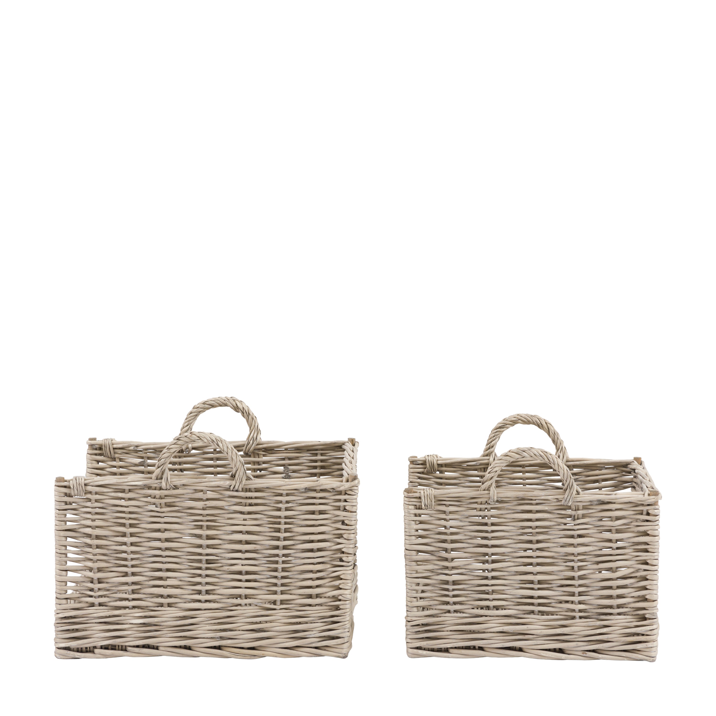 Corte Log Baskets Set of Two - WowCornwall