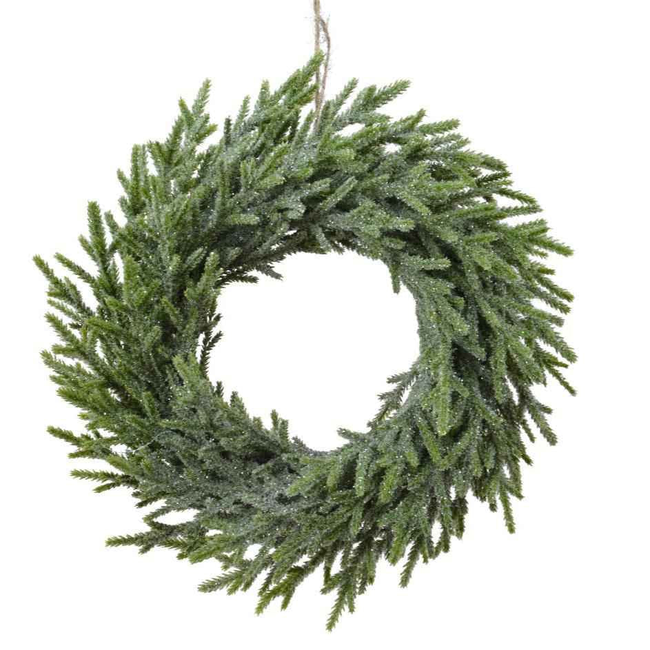 Glitter Christmas Wreath, two sizes