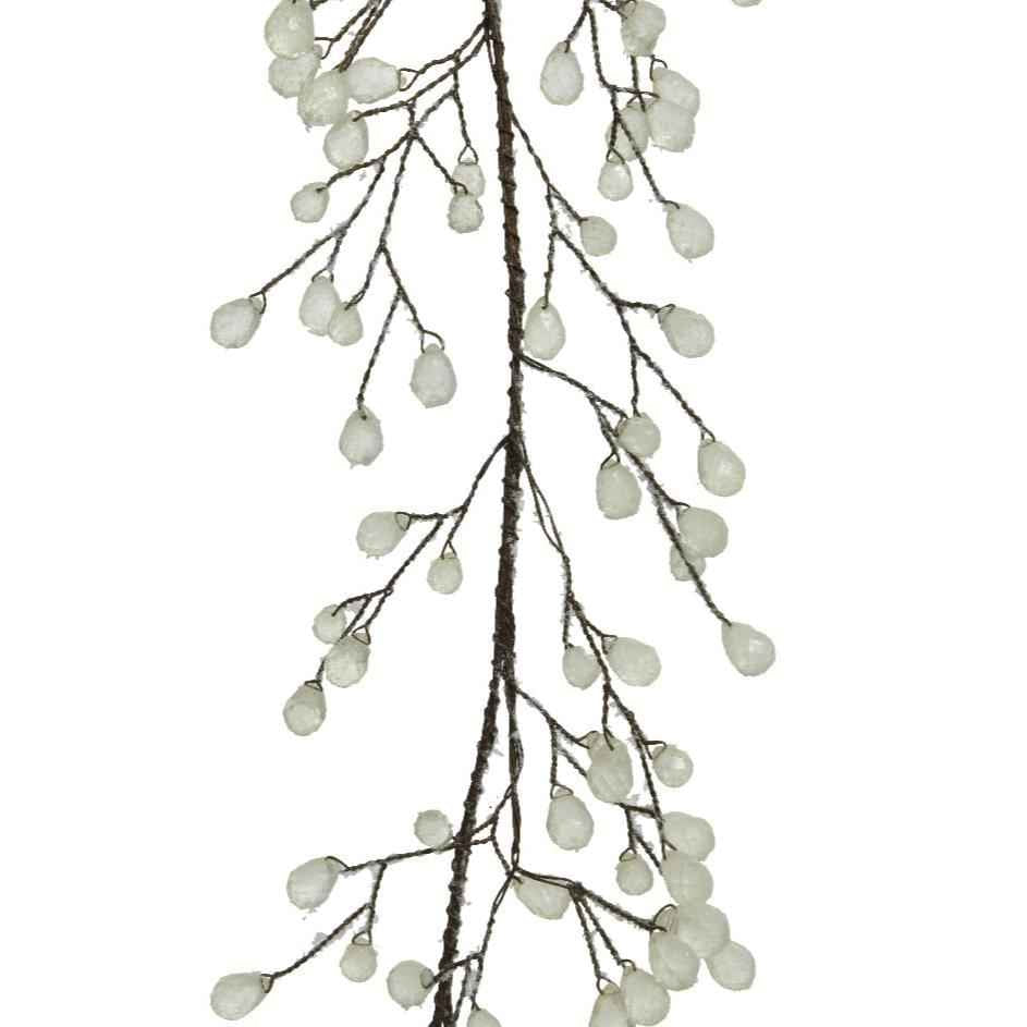 Acrylic Snow Christmas Garland - 120cm