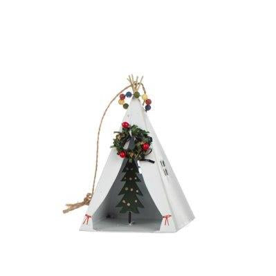 Christmas Tipi Decoration by Shoeless Joe - WowCornwall
