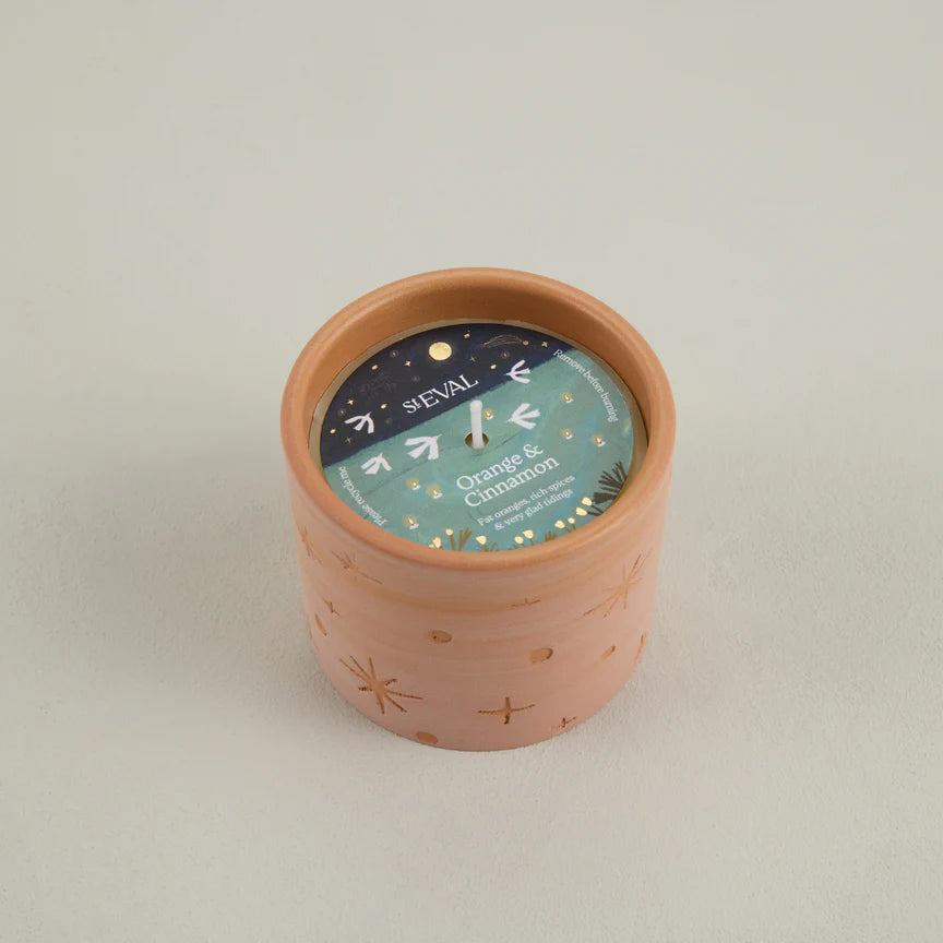 Orange & Cinnamon, Star Gazy Pot - WowCornwall