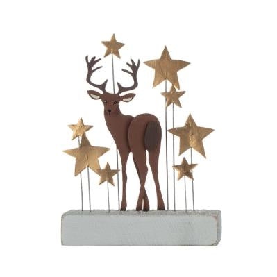 Starburst Stag Christmas Decoration - WowCornwall