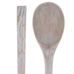 Bleached Mango Wood Salad Servers by Shoeless Joe