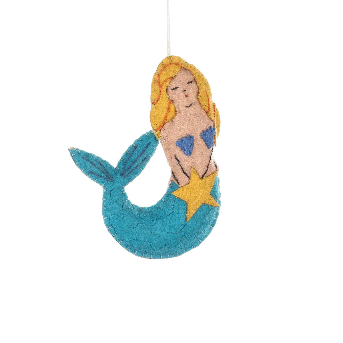 Felt Mermaid Christmas Decoration