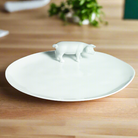 White Porcelain Cold Cuts Platter - WowCornwall
