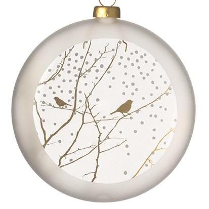 Frosted Glass Bauble Branches by Rader - WowCornwall