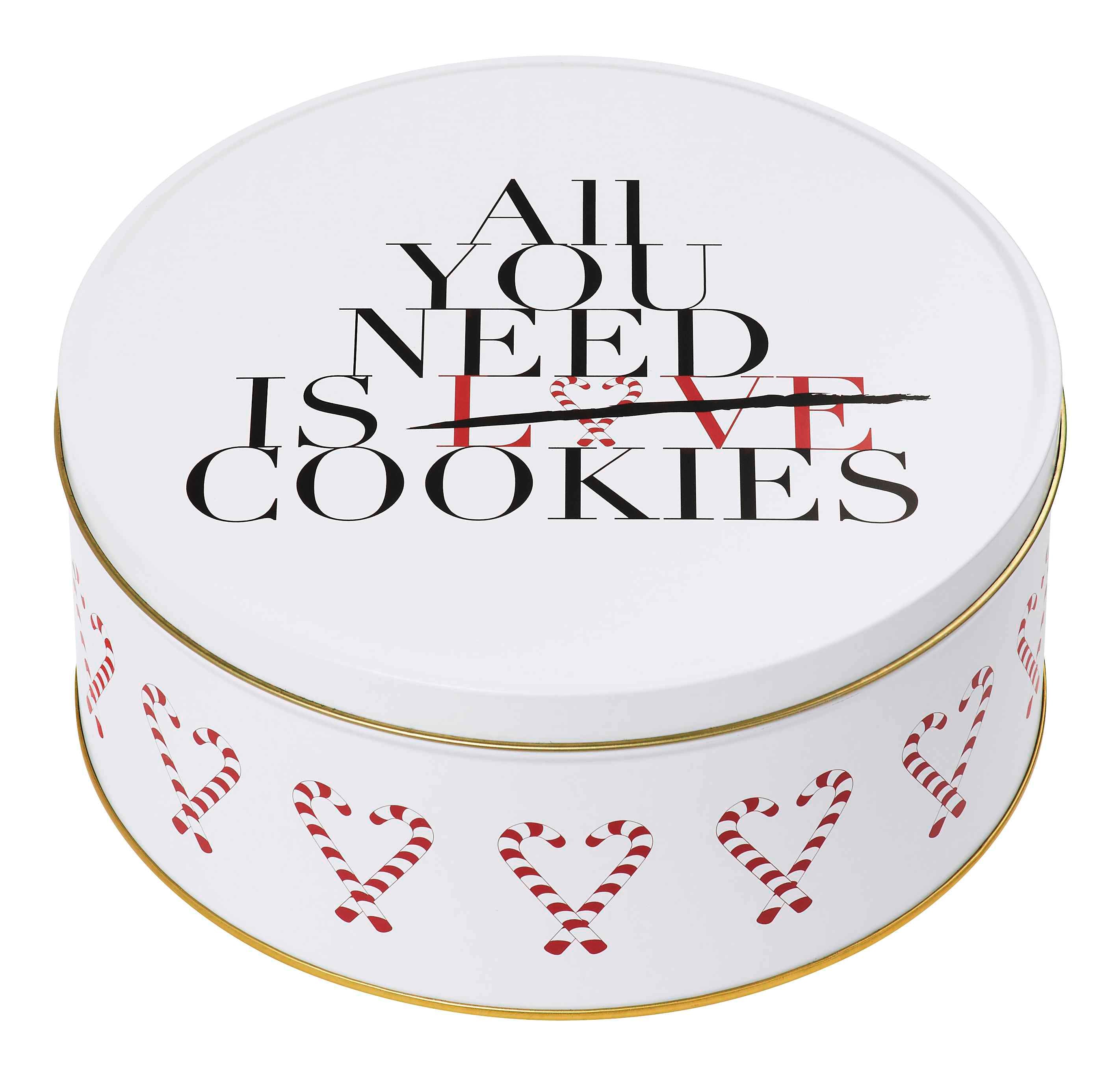 Cookie tin All you need is... by Rader - WowCornwall