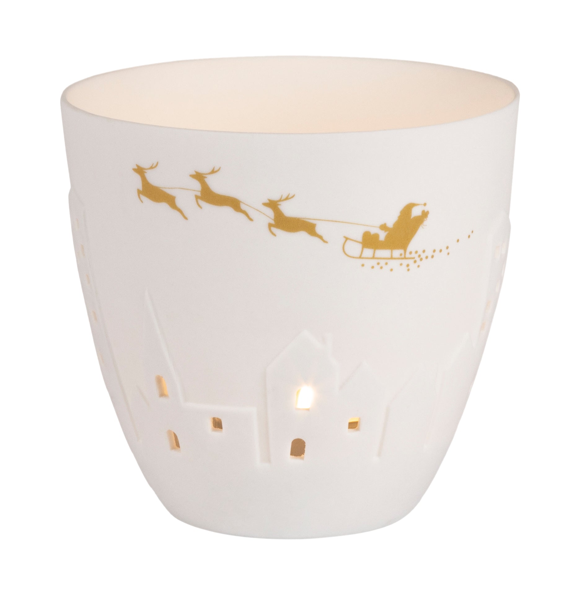 Poetry light Santa by Rader - WowCornwall