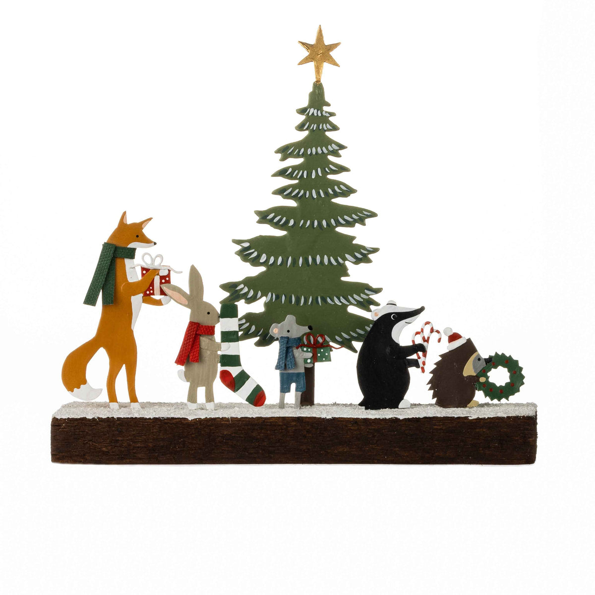 Festive Procession on Base Christmas Decoration by Shoeless Joe