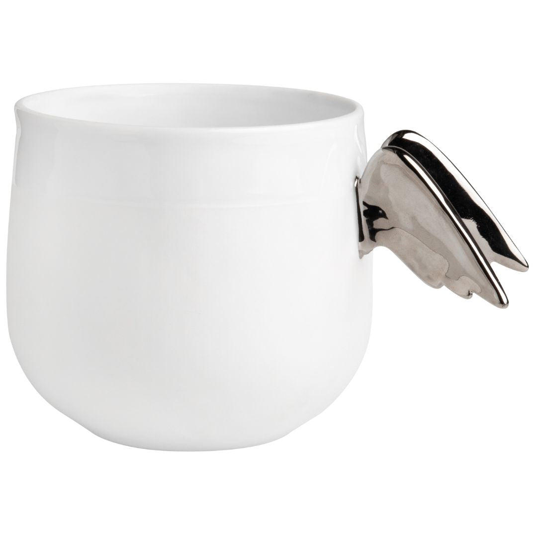 Porcelain tales angel wings cup by Rader - WowCornwall