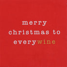 Rader Merry Christmas to Everywine Cocktail Napkin - WowCornwall