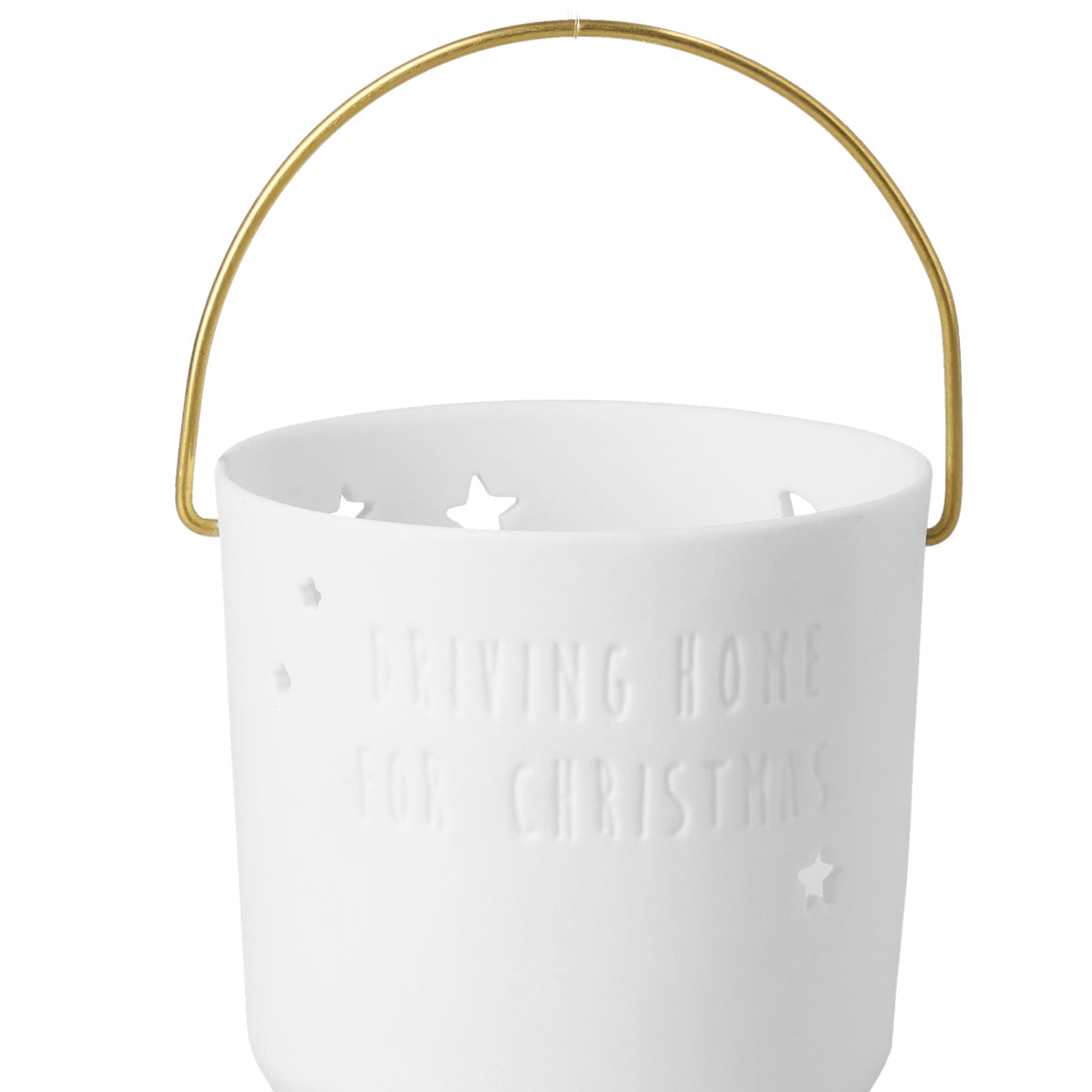 Rader Driving home for Christmas Gift Lantern - WowCornwall