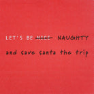 Rader "Naughty list" Cocktail Napkin - WowCornwall