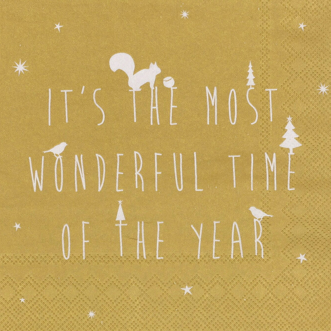 Rader "It's the Most Wonderful Time of Year" Napkin - WowCornwall