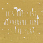 Rader "It's the Most Wonderful Time of Year" Napkin - WowCornwall
