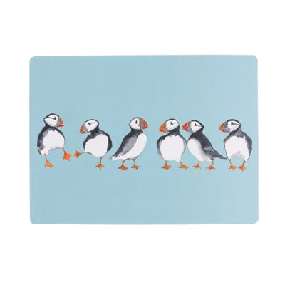 Puffin Parade Placemats (4) - WowCornwall