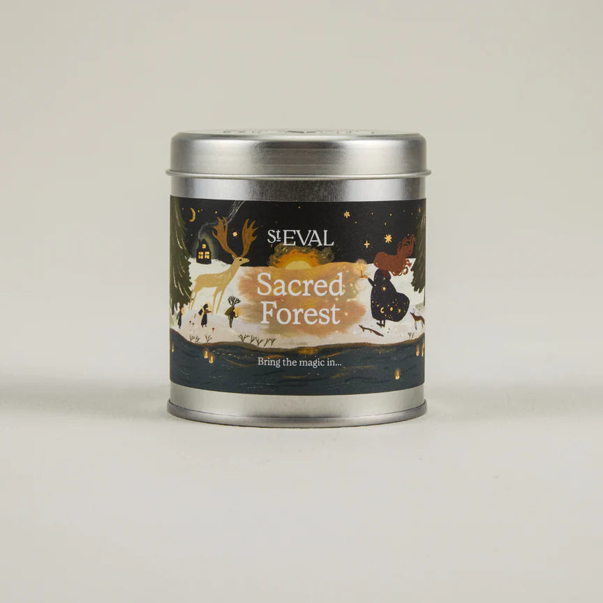 Sacred Forest, Scented Christmas Tin Candle - WowCornwall