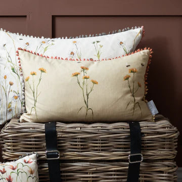 Allimore Printed Cushion Linen, 30 x 50cm - WowCornwall
