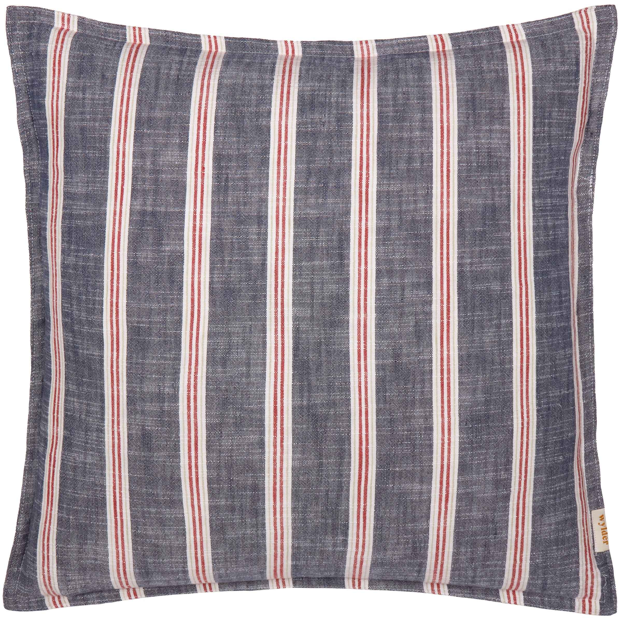Stripe Cotton Cushion – Regatta Red