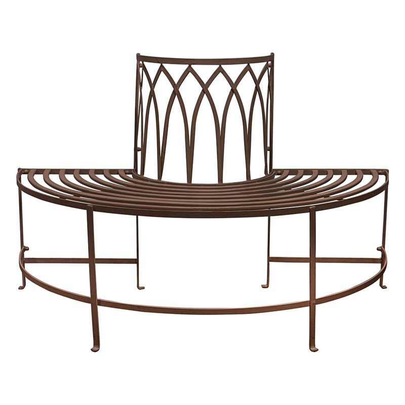 Alberoni Outdoor Tree Bench Seat Ember
