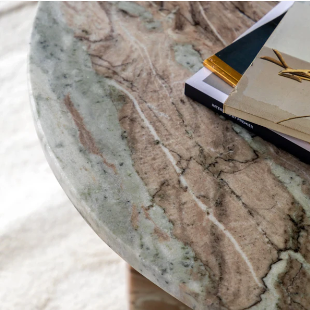 Amalfi Coffee Table, Natural 800x800x400mm