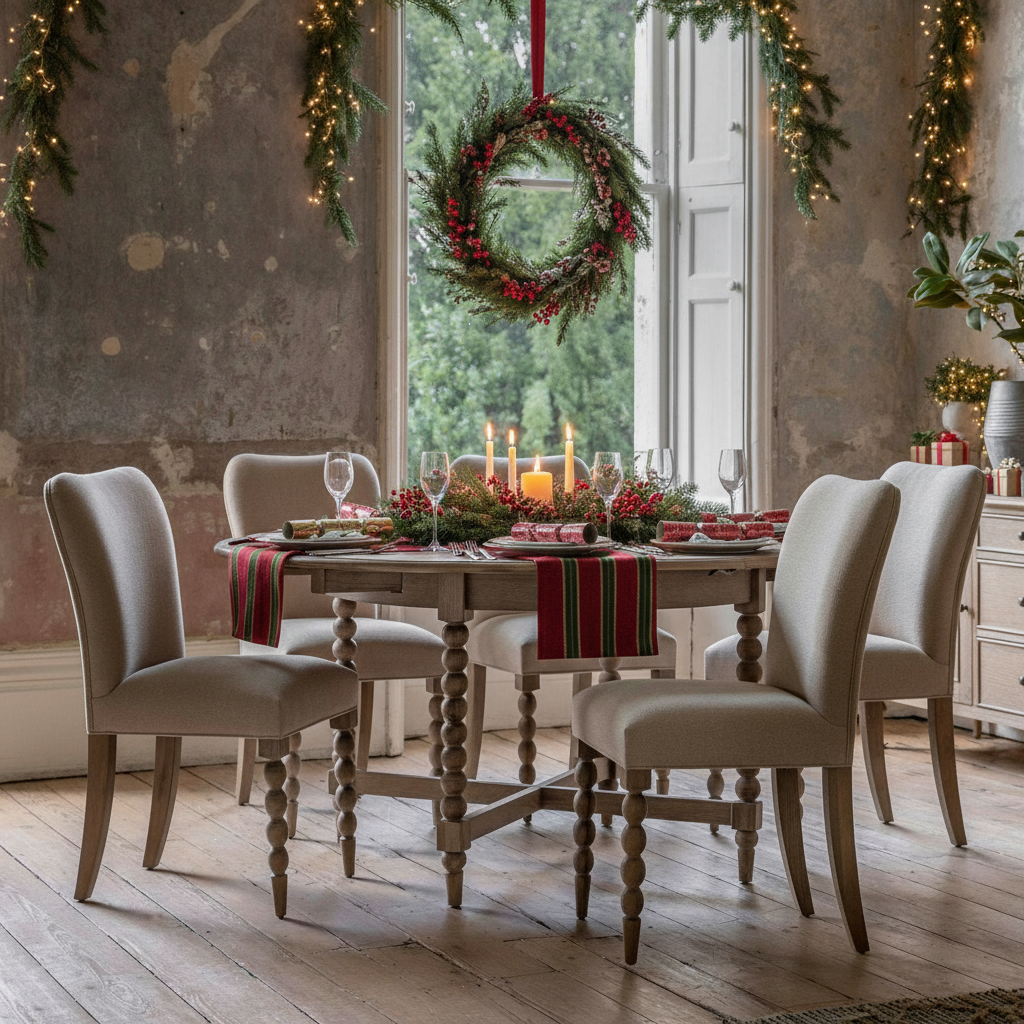 Artisan Round Extending Dining Table 1200/1600x1200x750m - WowCornwall