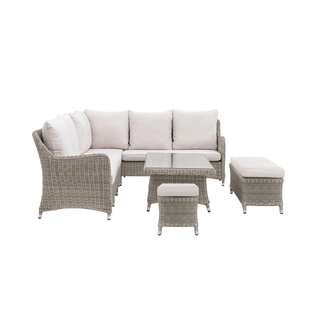 Ascot Corner Dining Set With Rising Table - WowCornwall