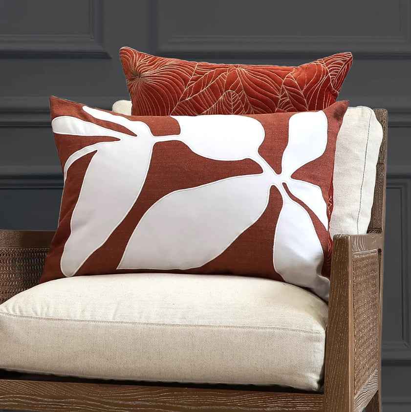 Cinnamon Magnolia Cushion