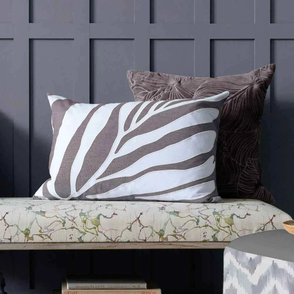 Palm Cushion Lavender