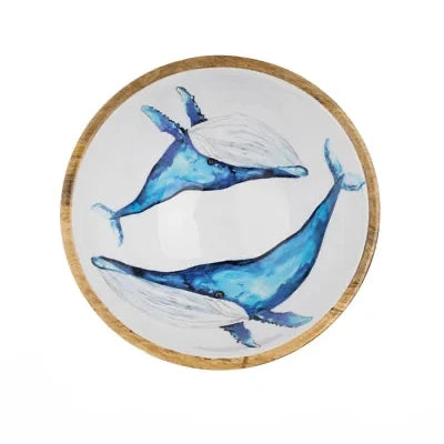 Blue Whale Serveware Collection by Shoeless Joe - WowCornwall