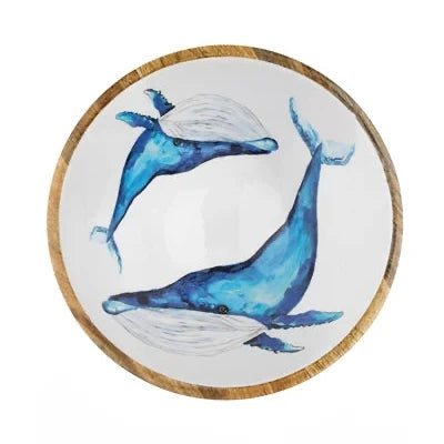 Blue Whale Serveware Collection by Shoeless Joe - WowCornwall