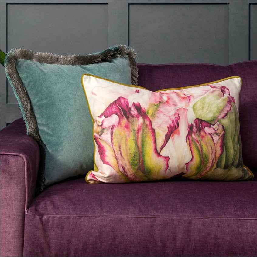 Marie Burke Bodmin Fuchsia Cushion